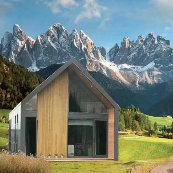 Low Cost Prefabricated House,Fast Build Light Steel Villa, Tiny Size Container