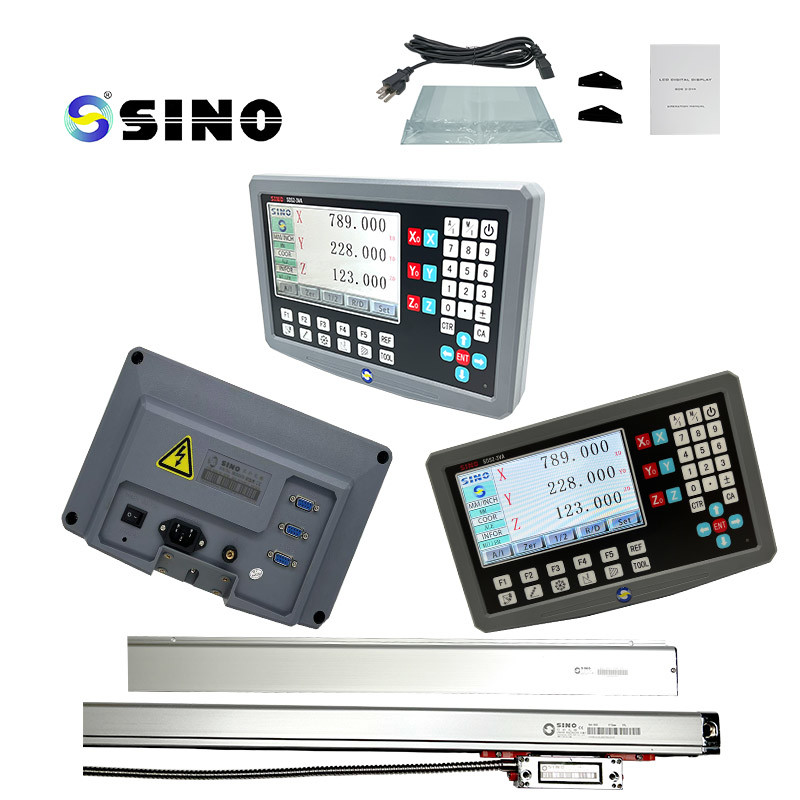 3 Axis Milling Lathe With LCD DRO Linear Scale Optical Encoder SDS2-3VA