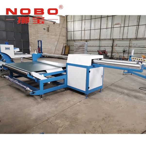 Single Spindle Semi Automatic Mattress Rolling Machine 2.25kw Mattress Cover