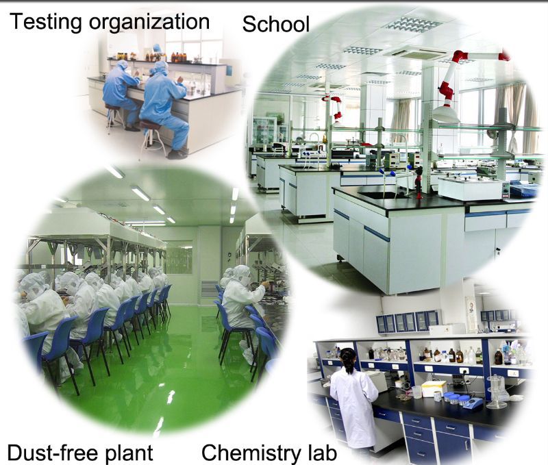 Hospital Computer Lab Furniture With Electrostatic Spraying Surface