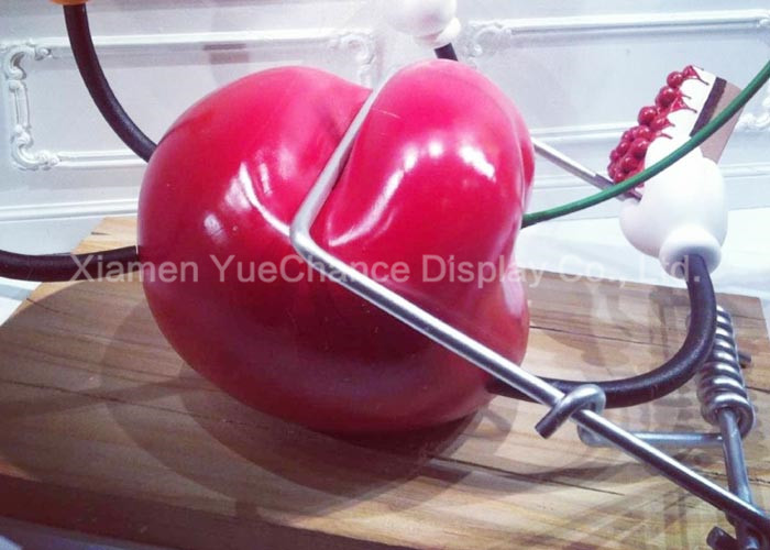 Window Display Custom Fruit Statues , Large Fiberglass Statues Safe Delivery
