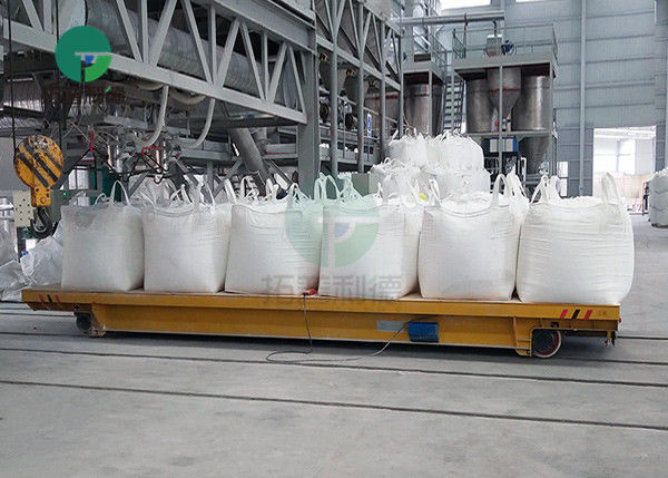 Custom Industrial Heavy Duty Electric Powered Material Handling Transfer Cart