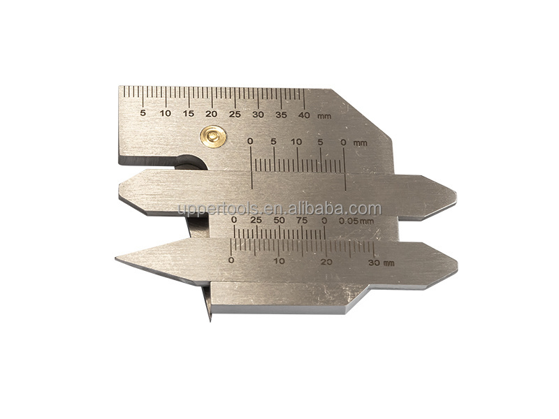 ODM Supported Multi Function Welding Gauge HJC45B Stainless Steel Double Slide Welding