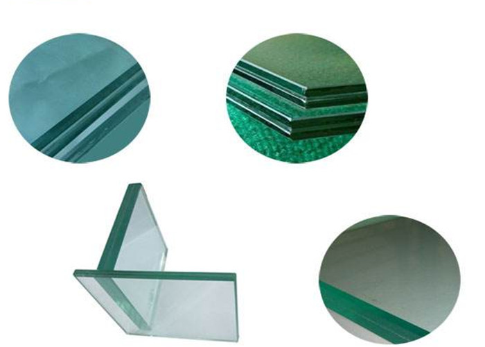 Coloured PVB Laminated Glass / 6mm Laminated Glass For Exhibition Hall