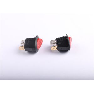 3 Way 3P Red Button T85 Oval Rocker Switch With Various Levers And Terminals