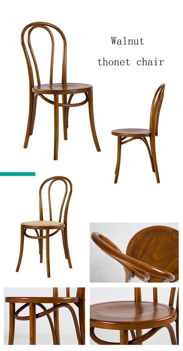 Cafe Thonet Bentwood Dining Chair Wooden Outdoor Furniture Bent Seat Nordic
