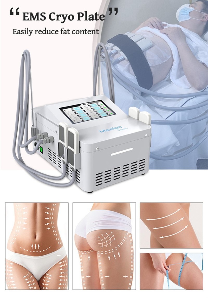 Ems Fat Reduce Cryo Plate Machine With 4 Cooling Pads