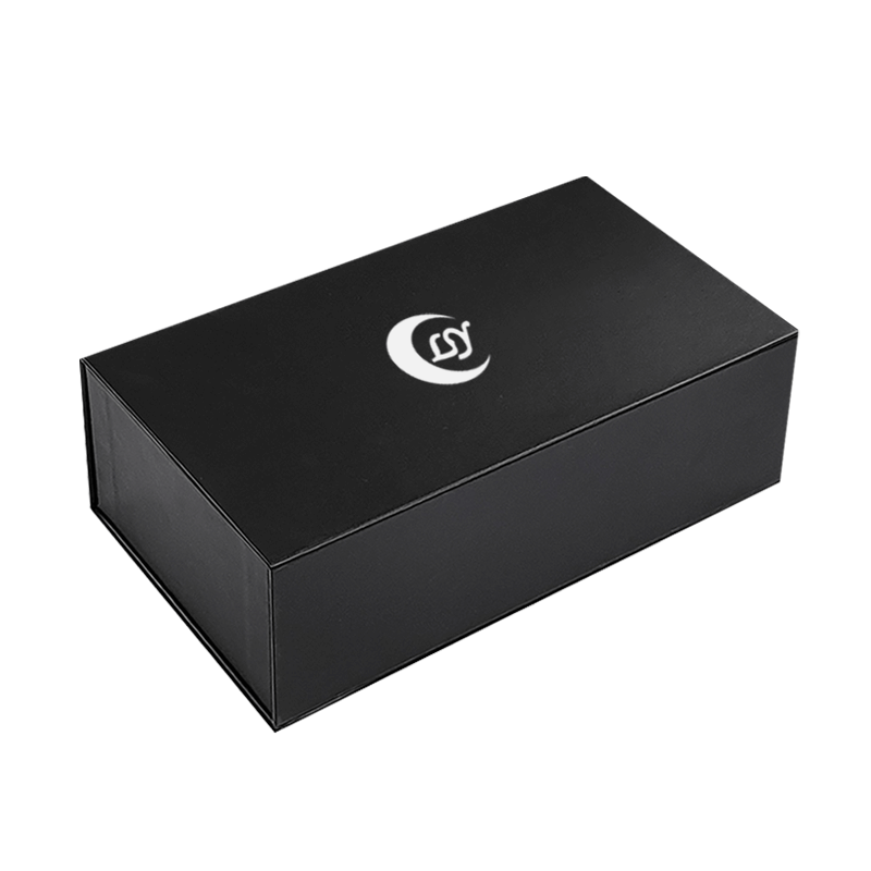 Stamping Printing Handling Book Shaped Magnetic Box with Foam and 1200gsm Cardboard
