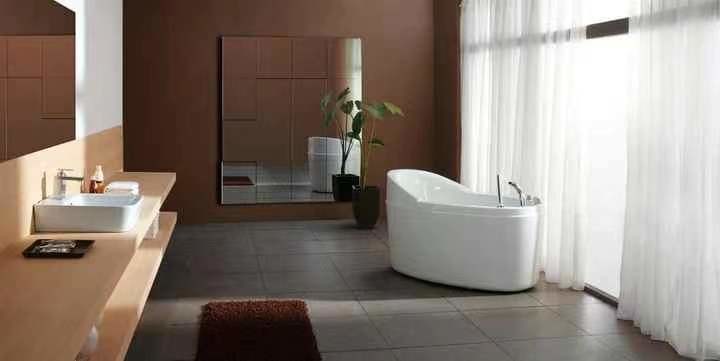 Custom Small Freestanding Bathtub 140cm 150cm 160cm Free Standing Soaker Tub