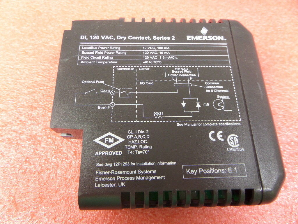KJ3207X1-BB1 DeltaV Digital Input I O Module Brand New Original
