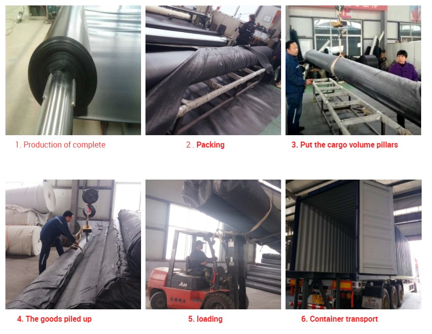 Contemporary Design HDPE Geomembrane Liner with Textured Surface 0.2mm-3mm Thickness