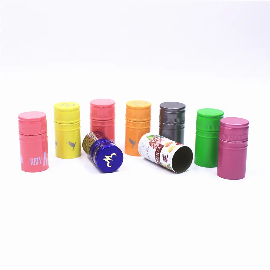 Custom Logo Aluminum Screw Cap for Alcohol Liquid in Glass Cosmetic Jars and Bottles