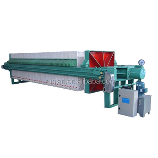 Food Beverage PLC Control Filter Press with and Automatic Plate Pulling Customized Filter Area