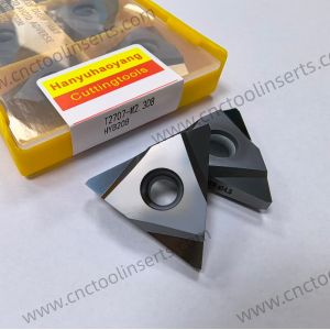  Carbide Whirling Milling Insert Model T2707-M2.308 with PVD Coating Grade HYB208 is suitable for machining all difficult-to-machine materials except Manufactures