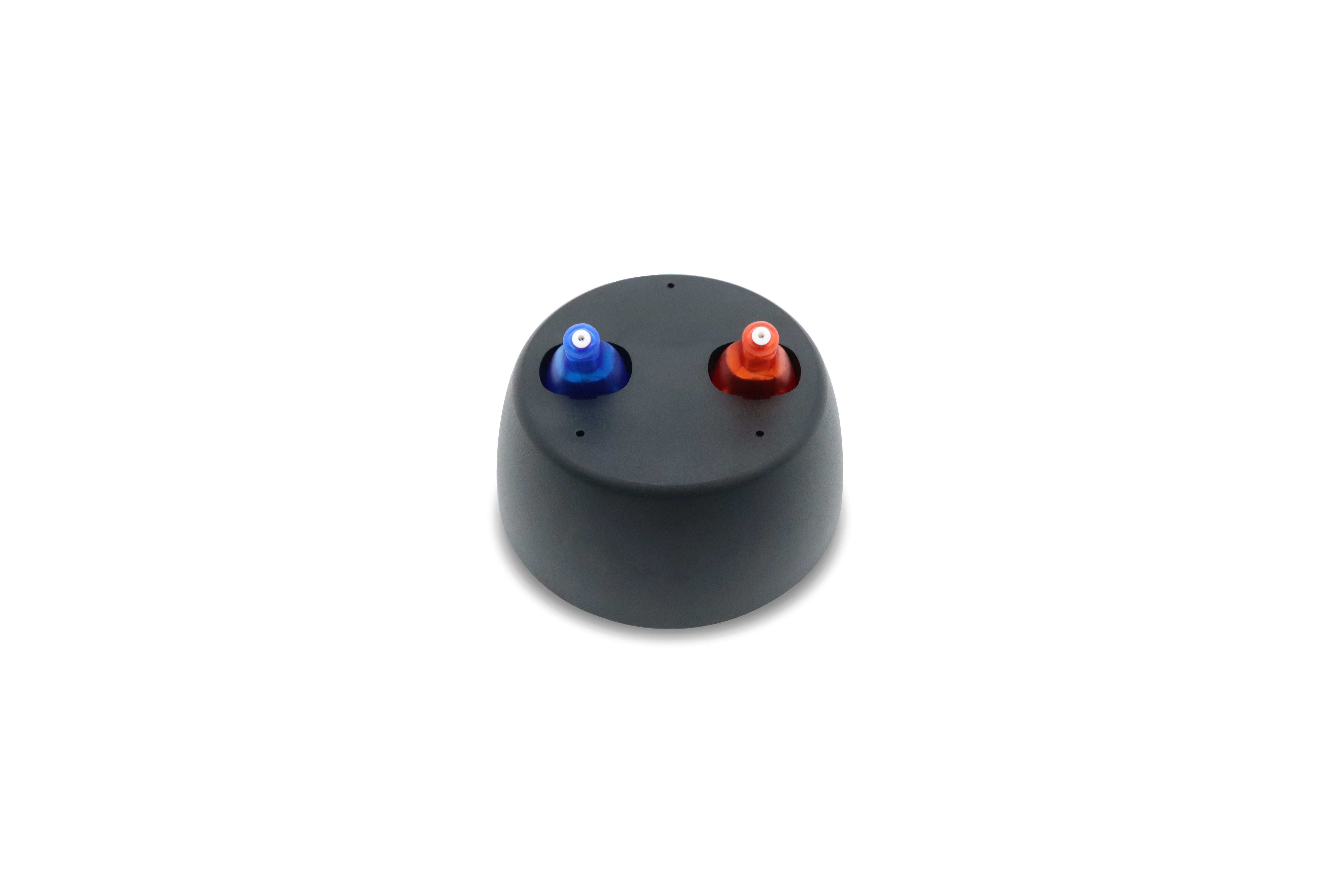 Completely In Canal Rechargeable Hearing Aids For Deaf People Blue Red