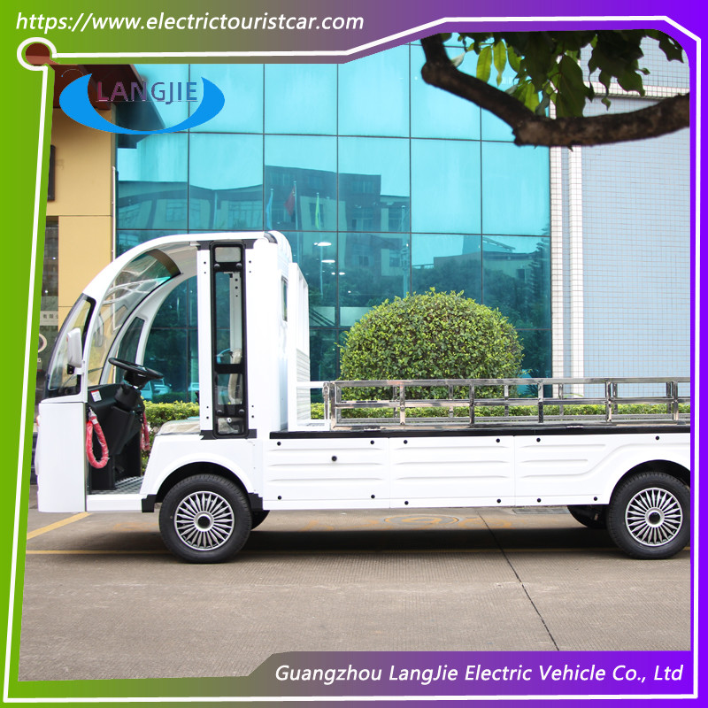 Compact Blue Electric Luggage Cart For Airports Environmental Friendly