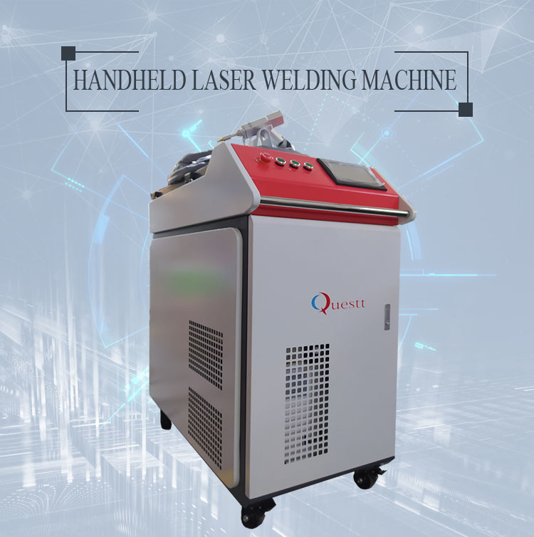 Raycus Fiber Laser Welding Machine For Soldering , Handheld Laser Welder Fast Speed