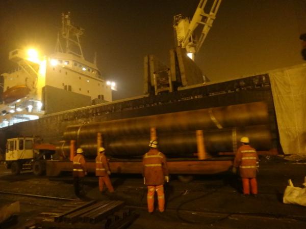 Hot Rolled SAWL SSAW Steel Pipe Length Customized For Natural Gas And Oil