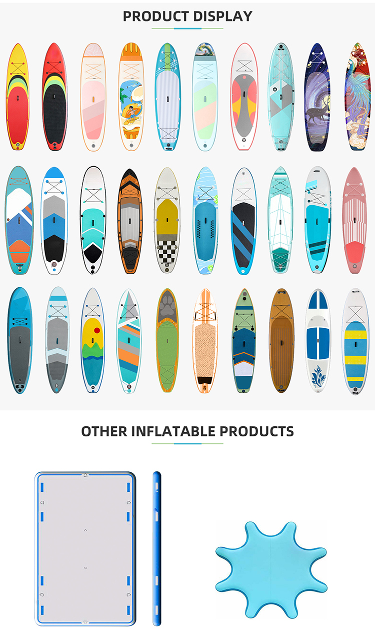 UV Resistant Inflatable SUP Board Sail Sup Stand Up Paddle Board BSCI Certificated