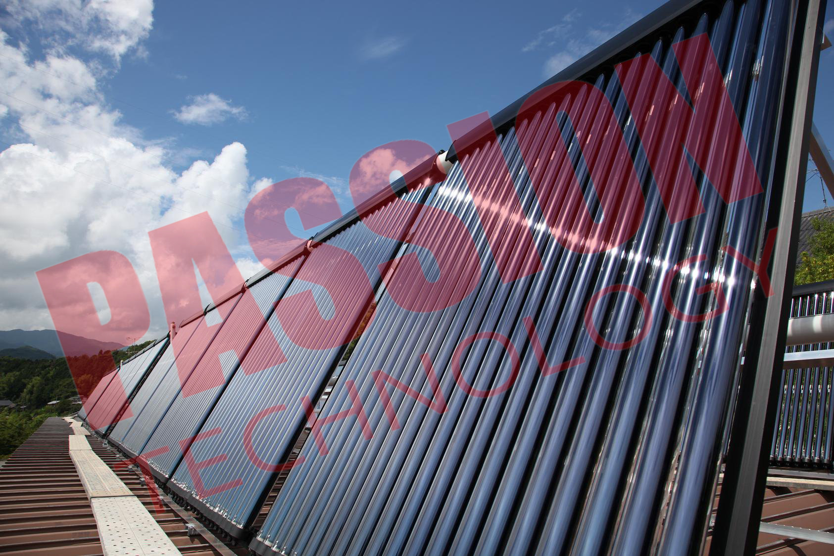 Manifold Rock Wool Heat Pipe Solar Collector Anti Freezing High Temperature