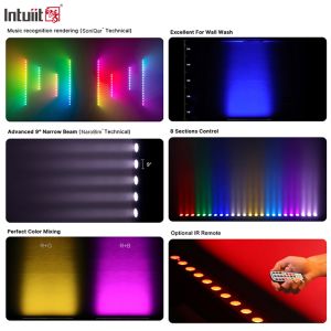 Wash Light IP20 DMX512 Advanced Smart Music Solution 24*2W RGBW LED Lights