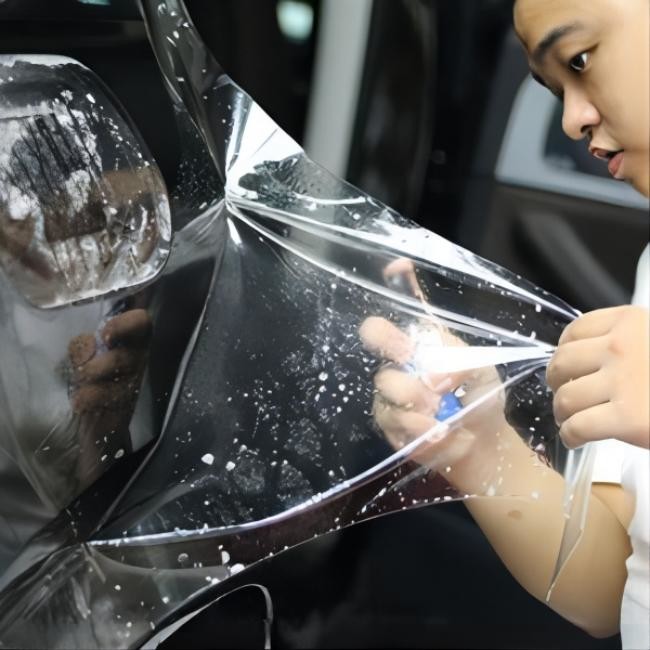 Anti Scratch Self Healing Gloss Clear Vehicle Protection Film 8.5Mil TPU PPF Film
