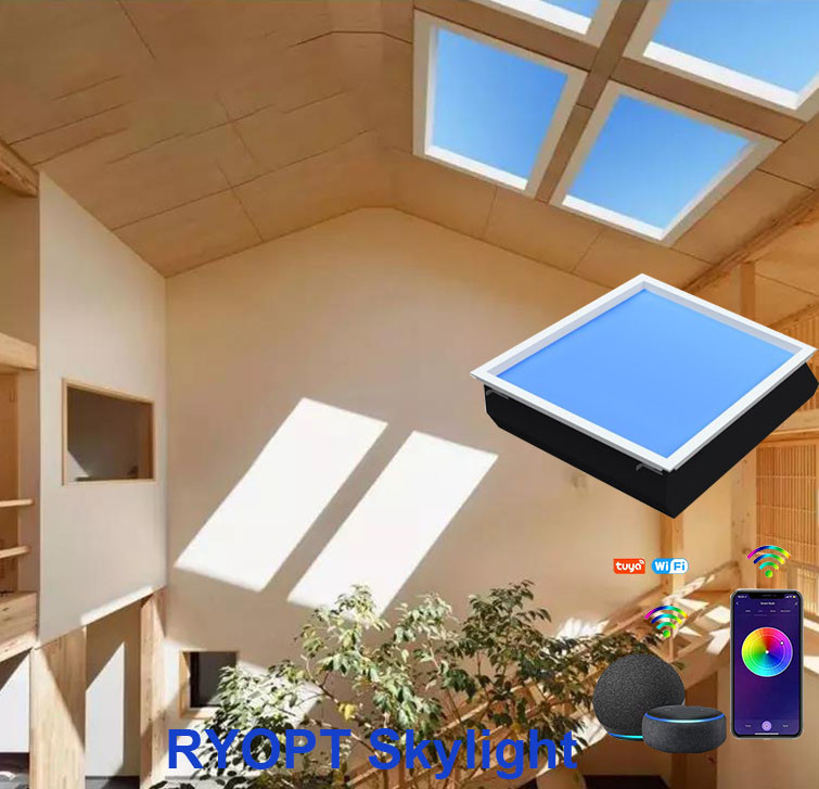 Rayleigh Scattering LED Skylight – Natural Light Simulation, Weather-Independent, Ideal for Windowless Rooms