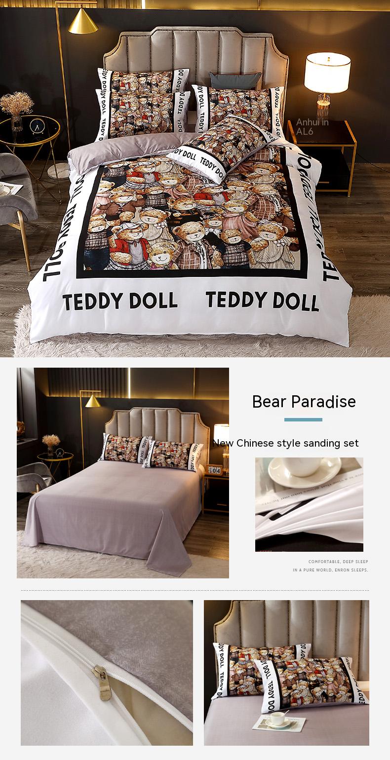 Cartoon Style 2023 Baby Bedsheets Bedding Set for Kids made of 100% Polyester Fabric