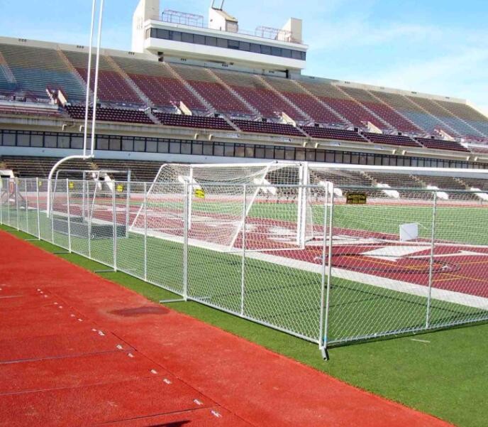 8'x12' tubing 1⅜"(35mm) x 16ga thickness chain link us standard temporary fencing 13ga/2.3m diameter