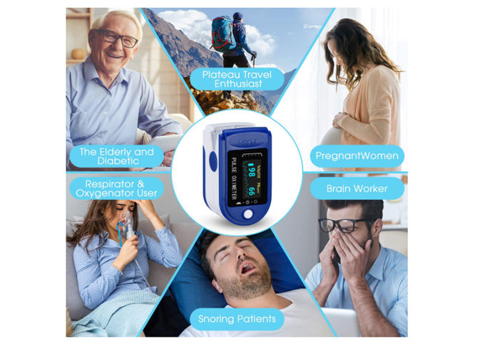 Medical Diagnostic LED Display SPO2 Finger Pulse Oximeter