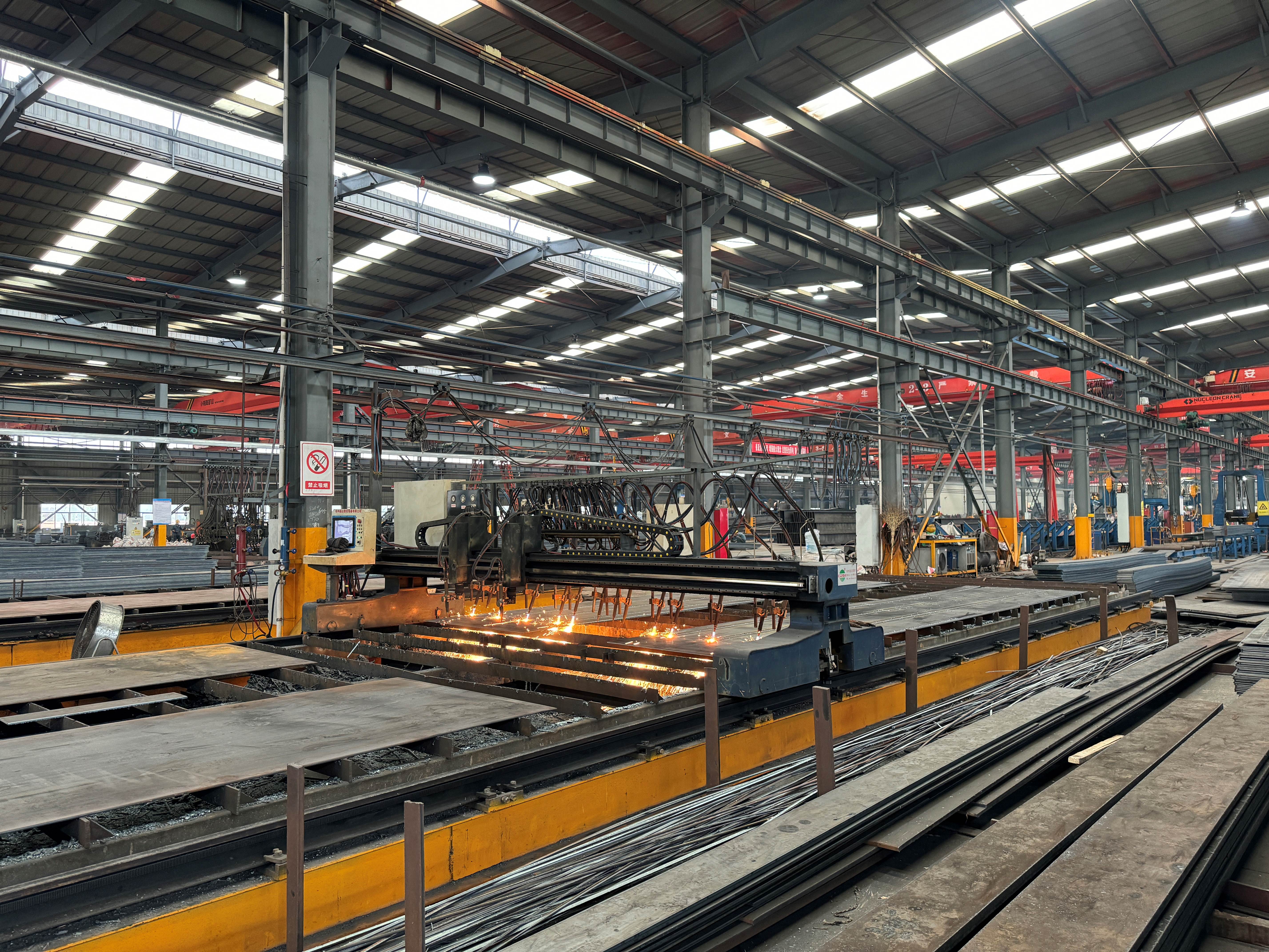 Steel Structure for Office Building Workshop Warehouse Plant Modern Industrial Design
