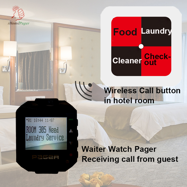 Smart durable use Electronic calling system wrist watch pager