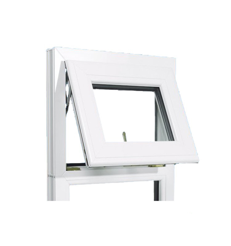 Double Glazed White UPVC Awning Window Basement ODM