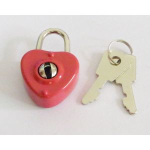 Iron Heart Shaped Small diary Lock