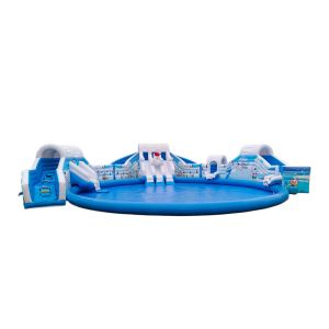 Funny Colorful Water Slide Commercial Customized Large Hippo Inflatable Water