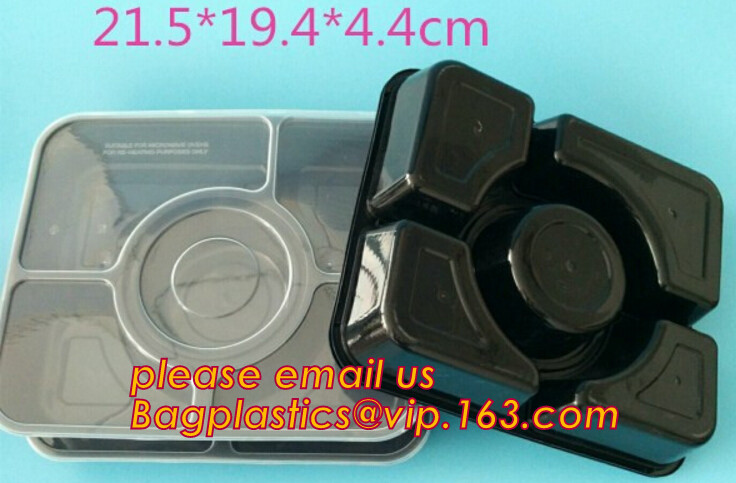 Meal Prep Containers Free Sample Bento Lunch Box Biodegradable Food Container Plastic Wheat Straw Lunch Box bagplastics