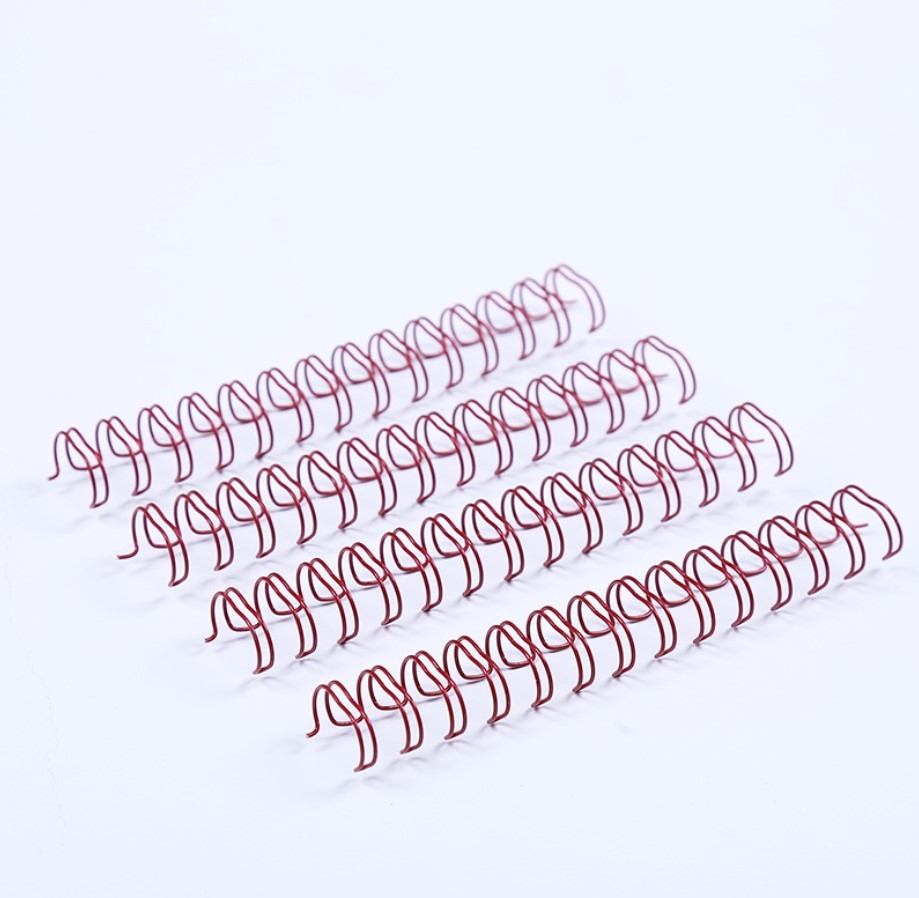 Nylon Coated Double Loop Wire O Bound 1/4''-1/2'' Size For Document Binding