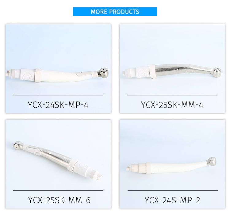Easy To Use Push Button High Speed Air Turbine Handpiece For Dental