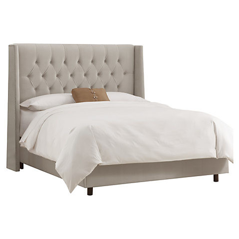 velvet fabric hotel high back designer bed frame ,king size beds wooden beds