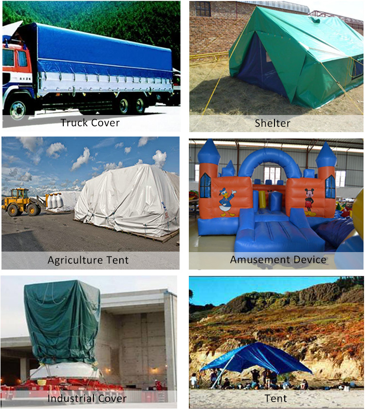 High Strength Waterproof PVC Tarpaulin , PVC Laminated Tarpaulin For Agricultural