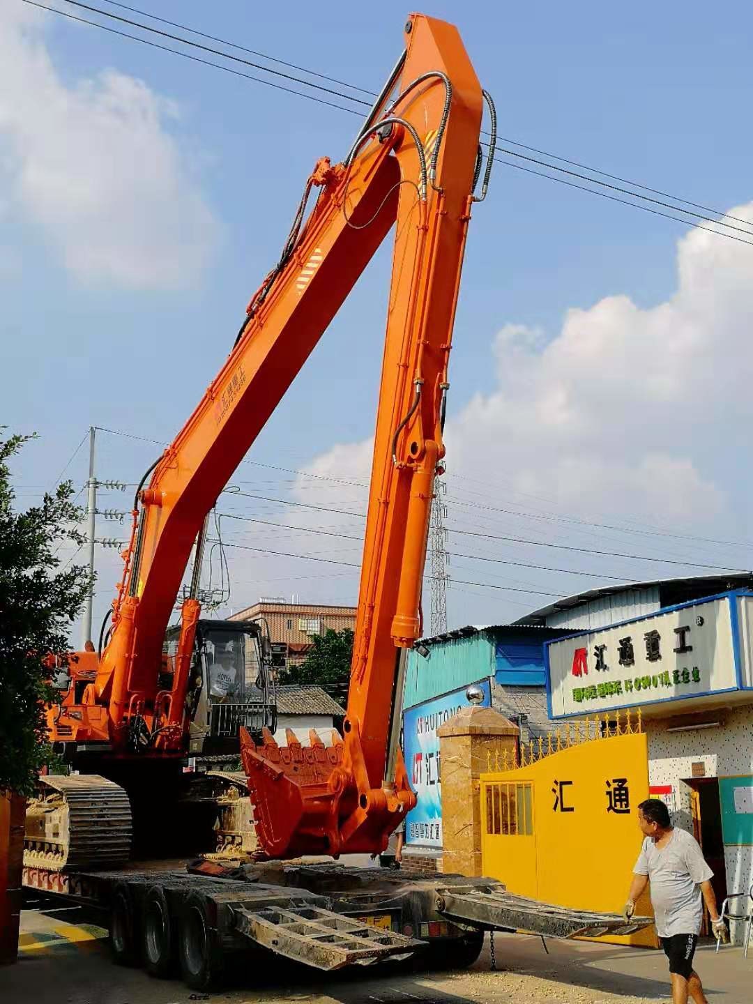 22000mm 40 Ton Excavator Long Demolition Boom And Arm