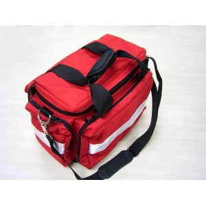600D Oxford First Aid Kit For Workplace List Bag Pouches Empty Shoulder 5 10 Person