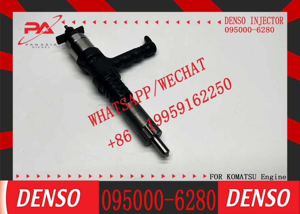 6219-11-3100 095000-6280 Fuel Injector Common Rail Injector for PC800-8 PC650-8 SAA6D140E-5 6D140 6120 for Best Price
