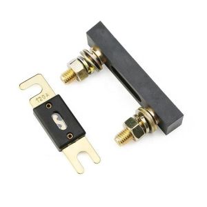 M10 Screw Stud Terminals ANL Bakelite Car Audio Fuse Holder Block Base for Heavy