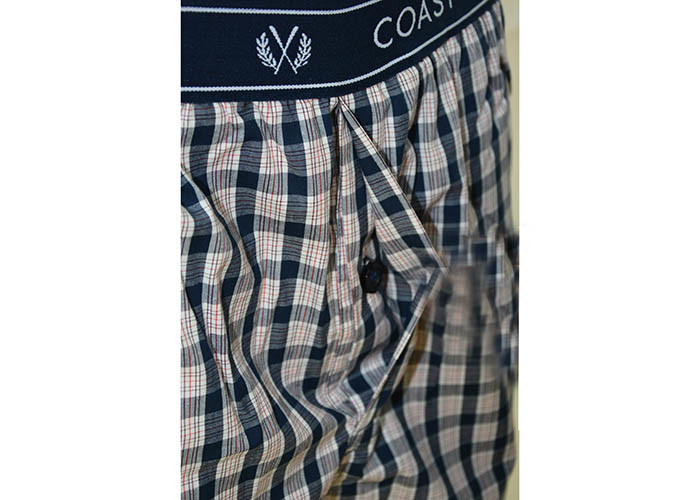 Comfortable Mens Luxury Sleepwear Jersey Shirt Short Sleeve And Woven Yarn Dyed Check Long Pants Australian Design