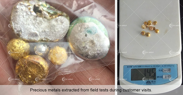 Environmentally-Friendly Waste Cellphone Gold Silver Chemical Recycling Plant