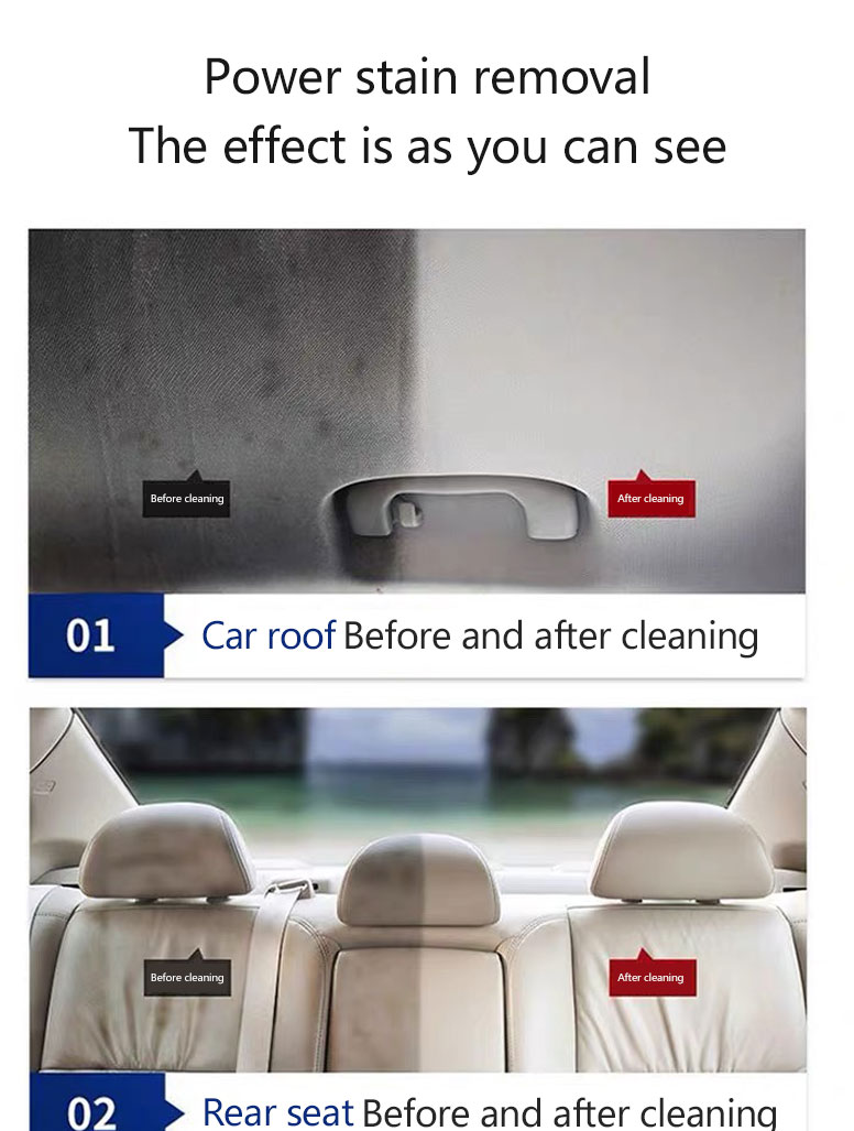 Powerful 650ml Foam Cleaner Spray for Car Leather Deep Cleaning and Multi-Functional