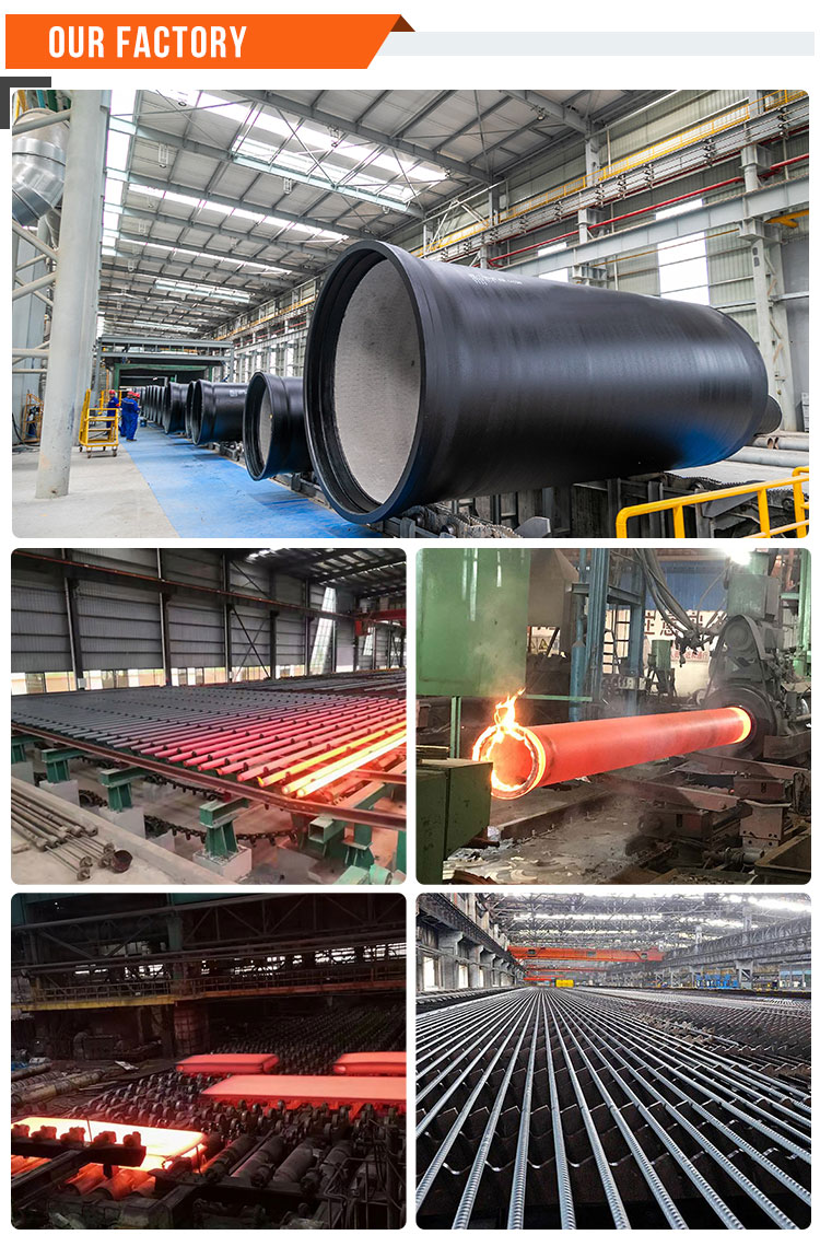 Circular Hollow Section Pipe , Ductile Iron Steel Pipe For Water Supply / Sewage Treatment