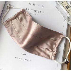  Reusable 16mm 100% Mulberry Silk Face Mask Protective Use Manufactures