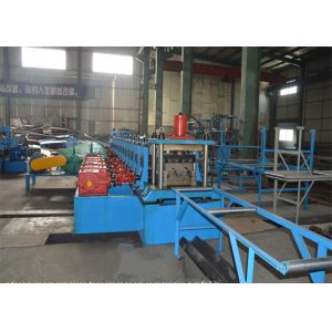 380V Highway Guardrail Roll Forming Machine / Roll Former Machine With Decoiler